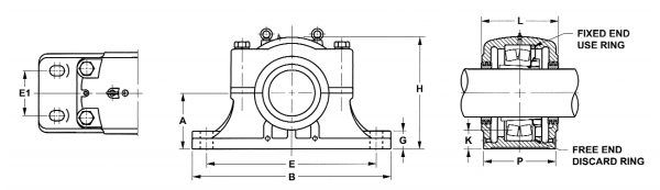 SBDD 3234 C Plummer block+23234K Bearing