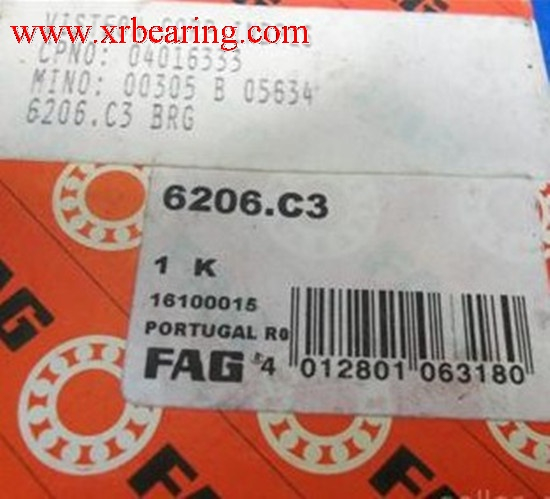 FAG 6206 deep groove bearings