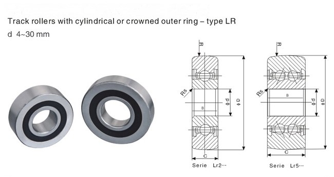 China LR Series track roller bearings