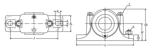 SBDD 3234 C Plummer block+23234K Bearing