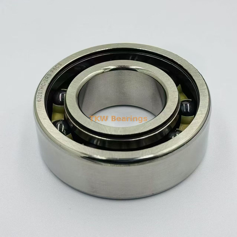 P5 Grade Hybrid Ball Bearings 6204-2RSTN9/HC5C3 for High Speed Servo Electric Motor