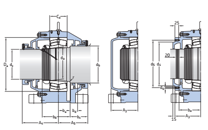 SBDD 3234 C Plummer block+23234K Bearing