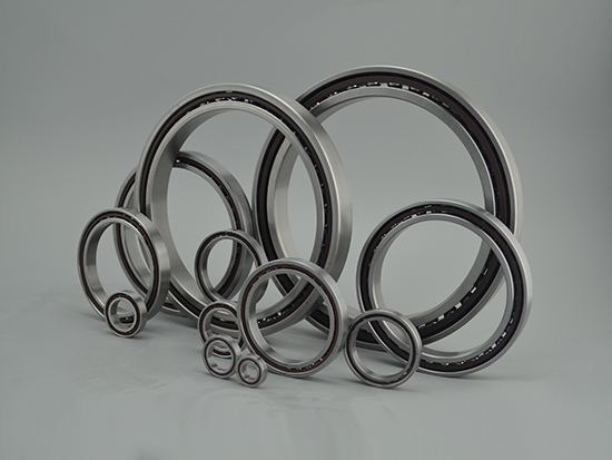 Super speed angular contact ball bearings